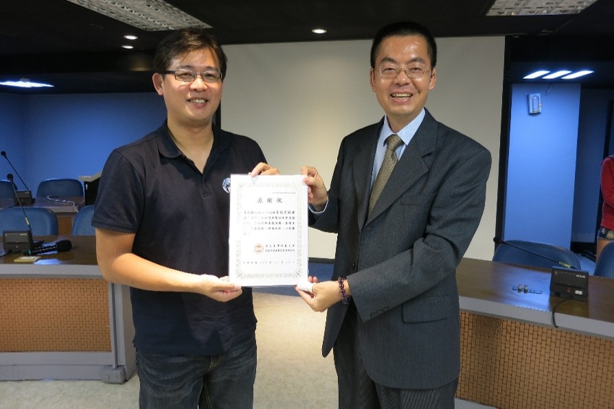 擔任本所兼任教師，課程教學滿意度高